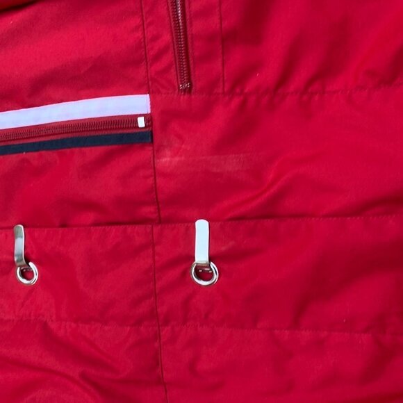 Vintage Nike Zip Up Hooded Jacket Medium Red - Picture 15 of 16